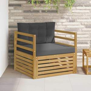 Sofa na zewnątrz Biały i antracyt