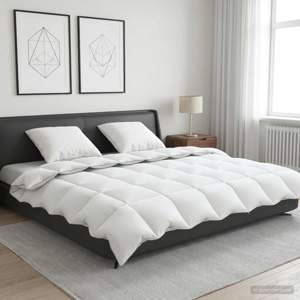 Zestaw kołdry 90% z gęsiego puchu FULDA 3 szt. 200 x 240 cm