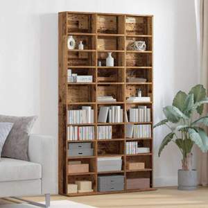 Kabinet na płyty CD Stare drewno 101 x 23 x 177,5 cm