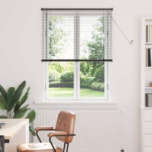 Żaluzja wenecka Srebrnoszary 150 x 100 cm 25 mm PVC