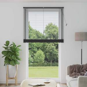 Żaluzja wenecka Srebrnoszary 213 x 110 cm 25 mm PVC