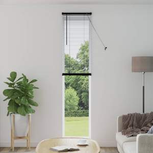 Żaluzja wenecka Czarny 213 x 50 cm 25 mm PVC