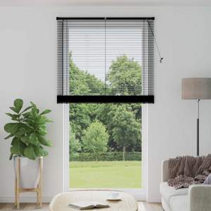 Żaluzja wenecka Czarny 213 x 120 cm 25 mm PVC