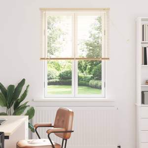 Żaluzja wenecka Jasnobrązowy ze wzorem 150 x 90 cm 25 mm PVC