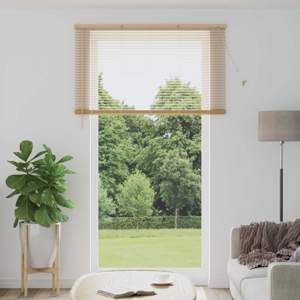 Żaluzja wenecka Jasnobrązowy ze wzorem 213 x 150 cm 25 mm PVC