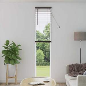 Żaluzja wenecka Ciemnobrązowy ze wzorem 213 x 60 cm 25 mm PVC