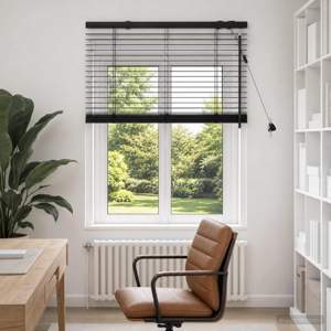 Żaluzja wenecka Czarny 70 x 130 cm 35 mm