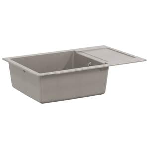 Zlew Szary 780 x 500 mm 80% Kwarc i 20% Żywica
