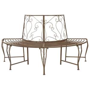 Ławka Drzewna 4-Liczba miejsc 160 x 80 x 89 cm Stal