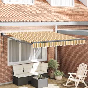 Markiza wysuwana Wielokolorowe 300 x 250 cm Poliester i Metal
