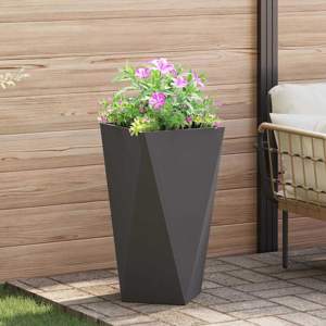 [883780] Donica Czarny 40 x 40 x 75 cm Stal