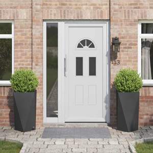 [883781] Donica 2 szt. Czarny 40 x 40 x 75 cm Stal