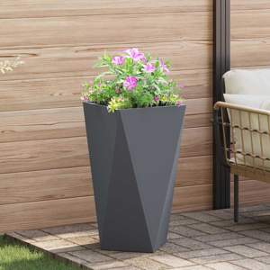 [883784] Donica Antracyt 40 x 40 x 75 cm Stal