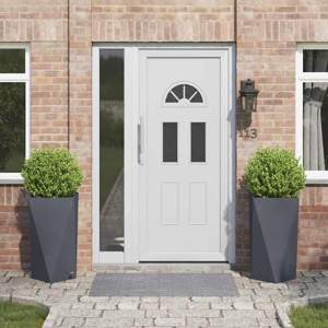 [883785] Donica 2 szt. Antracyt 40 x 40 x 75 cm Stal