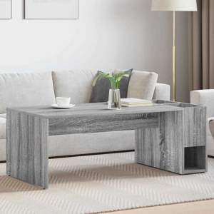 [891197] Stolik kawowy Szary Sonoma 101,5 x 50 x 37 cm