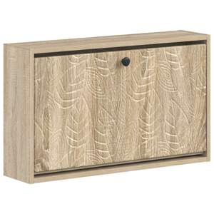 [897067] Wisząca szafka na buty DELFT 71 x 17 x 43 cm dąb Sonoma