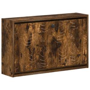 [897070] Wisząca szafka na buty DELFT 71 x 17 x 43 cm Dąb wędzony