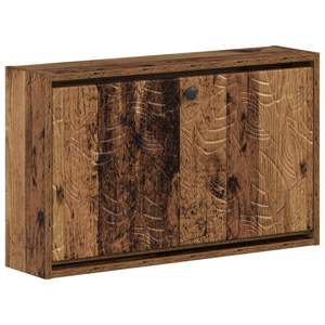[897073] Wisząca szafka na buty DELFT 71 x 17 x 43 cm Stare drewno