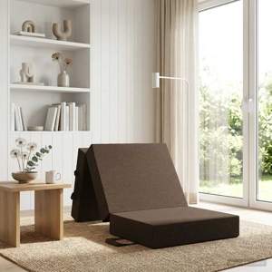 [900164] Składana Sofa Łóżko 75 x 67 x 45 cm Ciemnoszary