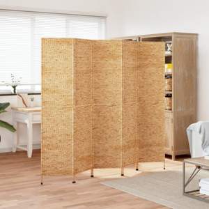 [355197] Parawan pokojowy, 5-panelowy, 205x180 cm, hiacynt wodny