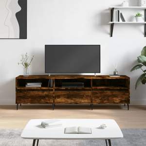 [831297] Szafka pod TV, przydymiony dąb, 150x30x44,5 cm