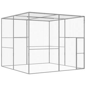 [146361] Klatka dla kota, 3 x 3 x 2,5 m, stal galwanizowana