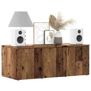 [856012] Szafka pod TV, stare drewno, 80x34x30 cm