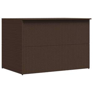 [44246] Skrzynia ogrodowa, brązowa, 150 x 100 x 100 cm, rattan PE