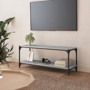 [819350] Szafka pod TV, szary dąb sonoma, 100x33x41 cm
