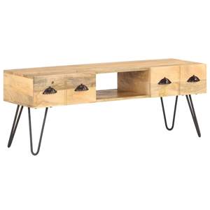 [321790] Szafka pod TV, 120x35x45 cm, lite drewno mango