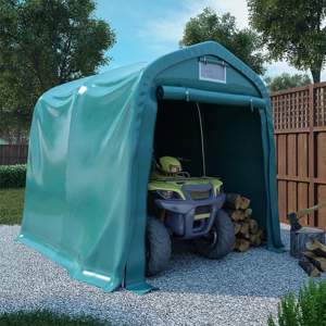 [3056431] Namiot garażowy z PVC, 2,4 x 2,4 m, zielony