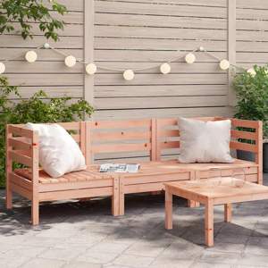[838031] Ogrodowa sofa 3-osobowa, lite drewno daglezjowe