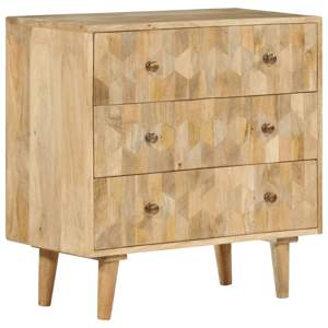 [358184] Komoda, 70x35x70 cm, lite drewno mango