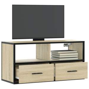 [848920] Szafka pod telewizor, dąb sonoma, 80x31x39,5 cm