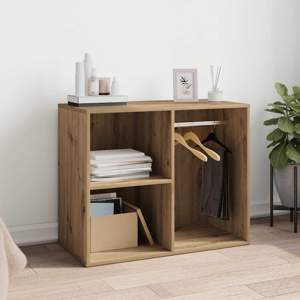 [857032] Szafka toaletowa dąb artisan 80x40x65 cm Drewno klejone