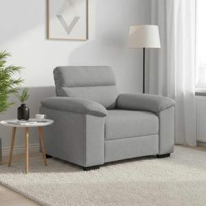 [4105295] Sofa Fotel Cloud Grey 100x81x84 cm Tkanina