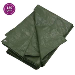 [151531] Plandeka, 180 g/m², 3x4 m, zielona, HDPE