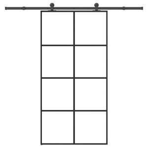 [3332903] Drzwi przesuwne a akcesoriami, 102,5x205 cm, ESG i aluminium