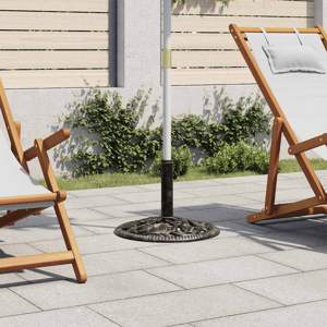 [47861] Podstawa pod parasol, kolor brązu, 12 kg, 48 cm, żeliwo