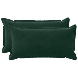 [918085] Poszewka na poduszkę 2 pcs HOUTEN Ciemnozielony 40 x 80 cm