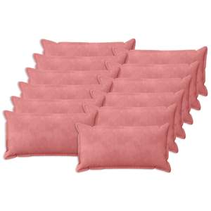[918090] Poszewka na poduszkę 12 pcs HOUTEN różowy 40 x 80 cm Welur
