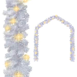 [284311] Świąteczna girlanda z lampkami LED, 5 m, biała