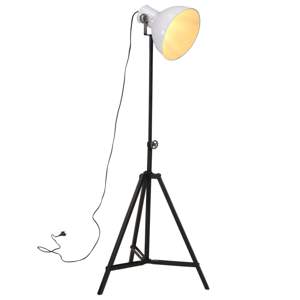 [371865] Lampa stojąca, 25 W, biała, 61x61x90/150 cm, E27
