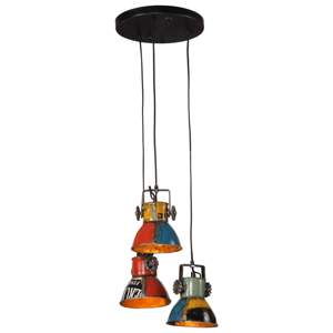 [371859] Lampa wisząca, 25 W, wielokolorowa, 30x30x100 cm, E27