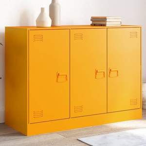 [841724] Szafka, musztardowa, 99x39x73 cm, stal