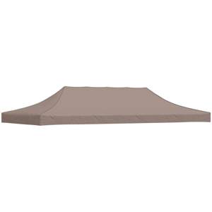 [315330] Dach do namiotu imprezowego, 6 x 3 m, taupe, 270 g/m²