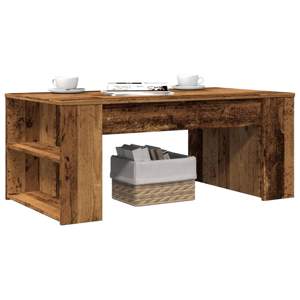 [856024] Stolik kawowy, stare drewno, 102x55x42 cm