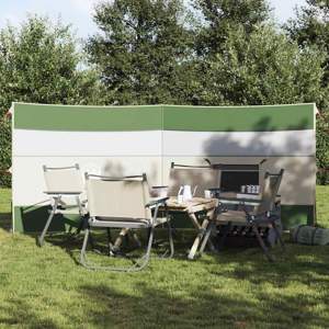 [4009657] Camping Wiatrochron Zielony 340x130 cm Wodoodporny