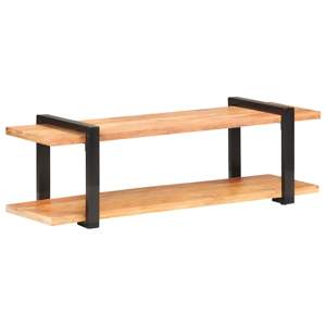 [320496] Szafka pod TV, 130 x 40 x 40 cm, lite drewno akacjowe