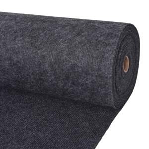 [331335] Dywan antracytowy 1,2 x 15 m Poliester